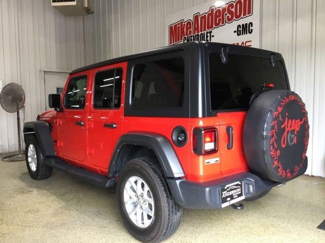 2023 Jeep Wrangler — rear three-quarter view