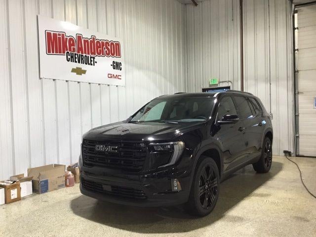 2026 GMC Acadia Elevation in Ebony Twilight Metallic — front three-quarter view